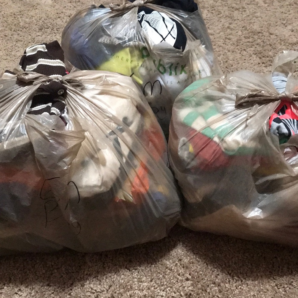 6m grab bags of boy cloths